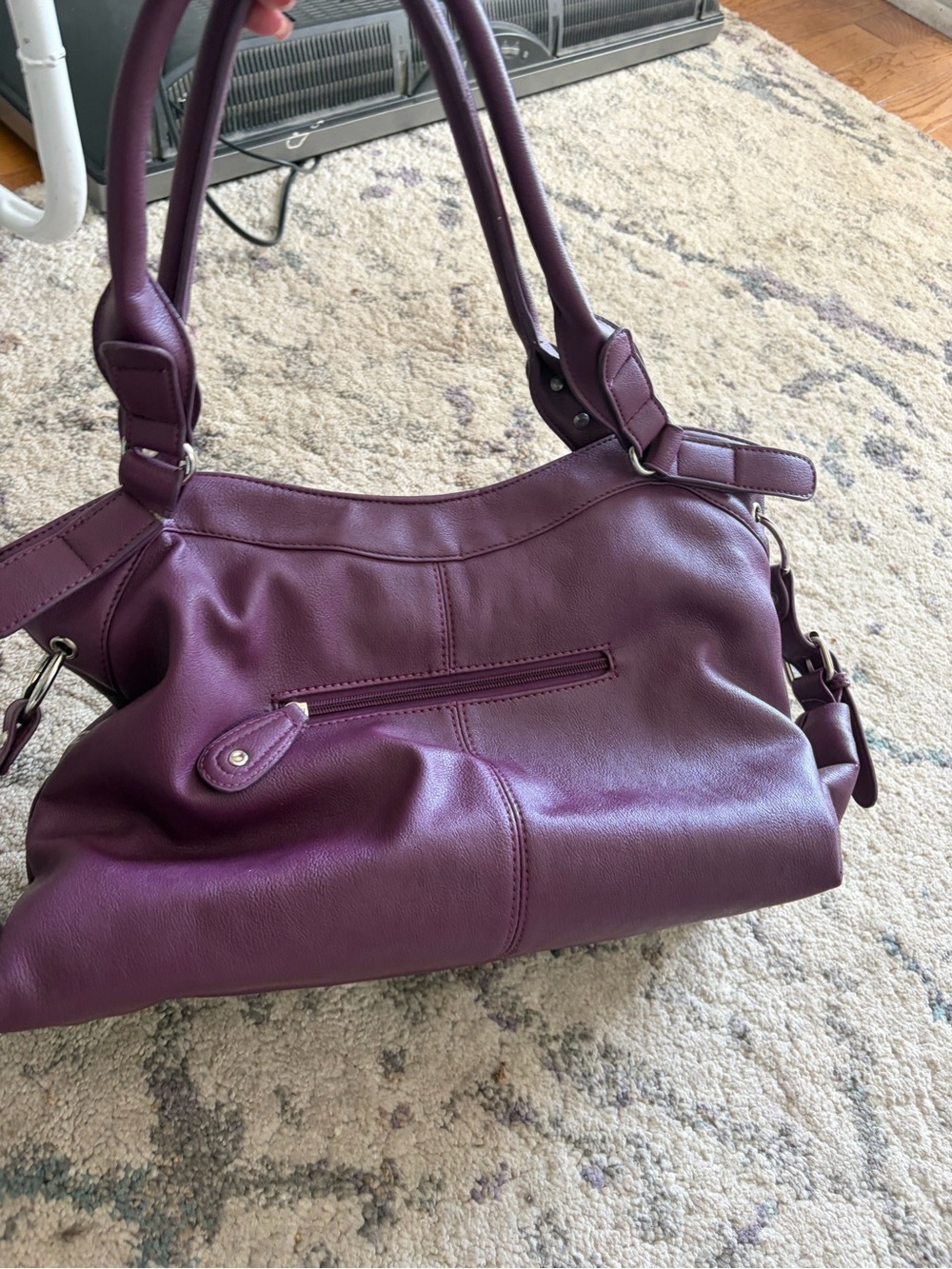 Vintage 2011 Betty Boop Purple Shoulder Bag - Picture 3 of 9